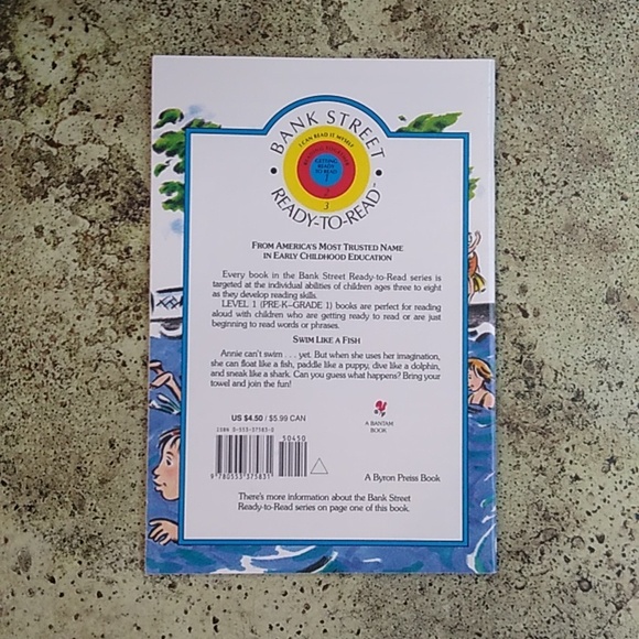 Swim Like a Fish Level 1 Reader Children's Book Homeschool Classroom Preschool - Picture 2 of 4
